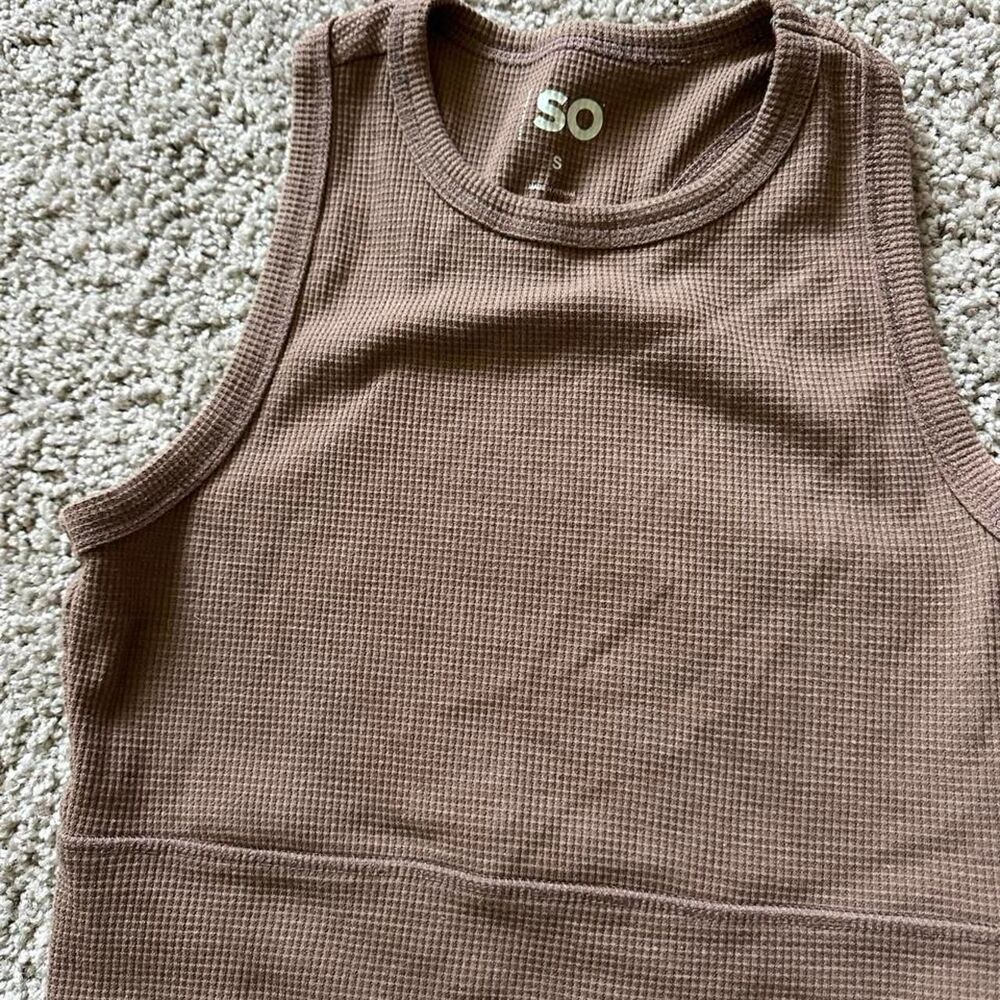 So-clothing Women's Brown Crop-top